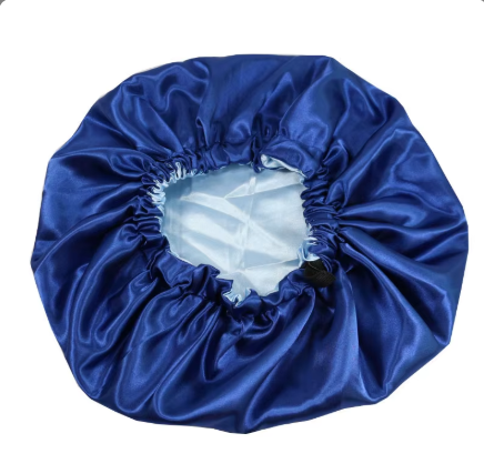 Adjustable Elastic Double Layer Reversible Satin Bonnet