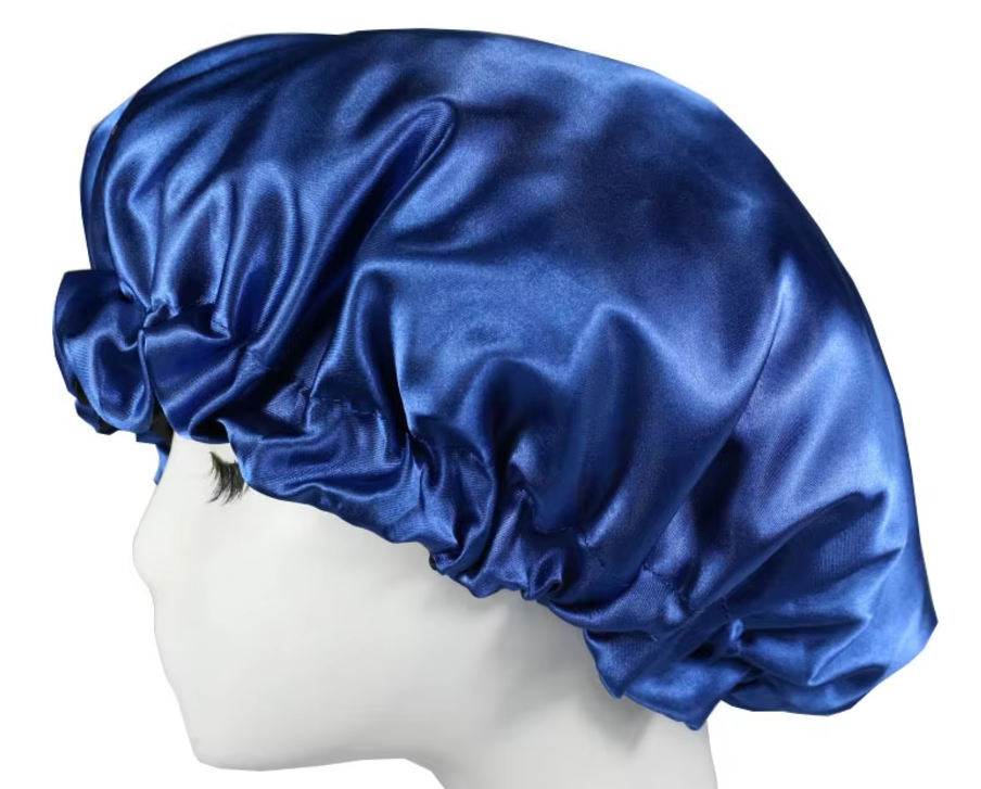 Adjustable Elastic Double Layer Reversible Satin Bonnet